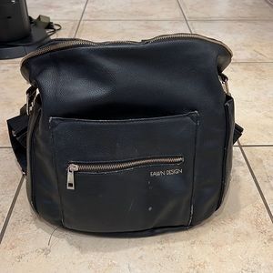 Black Fawn Design baby bag